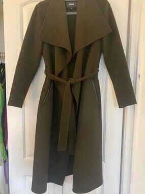 Mackage lightweight small / petite hunter green coat